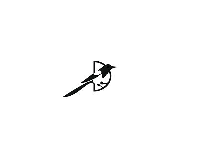 Magpie Logo bird d letter logo logo magpie
