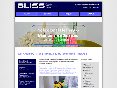 Bliss Cleaning and Maintenance Service build website business website clearing website create website cuztomize design digital content modern website psd to wordpress real estate real estate website transfer website usa website wordpress wordpress design wordpress website