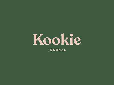 Kookie Logo In Progress blog branding feminine design holistic logo organic