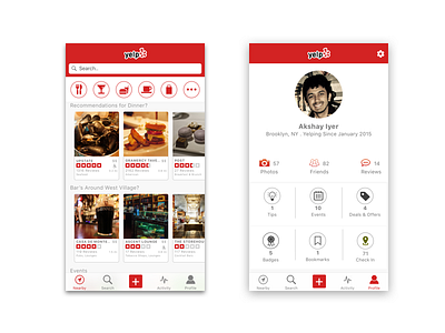 App Redesign - Yelp