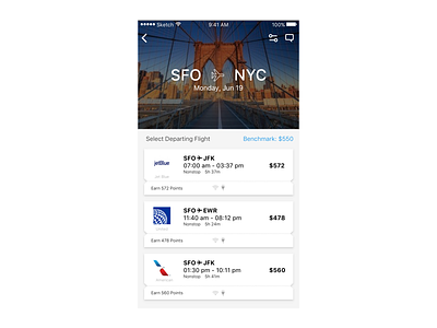 Flight Booking Screen Redesign