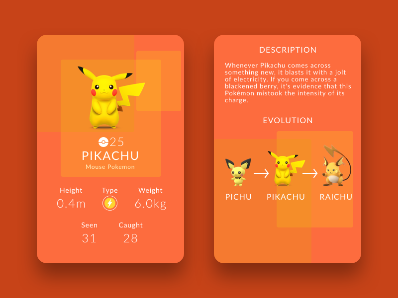 Pikachu  Pokédex