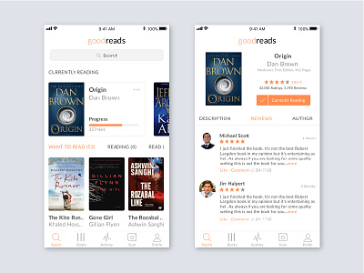 Goodreads Concept - Mobile