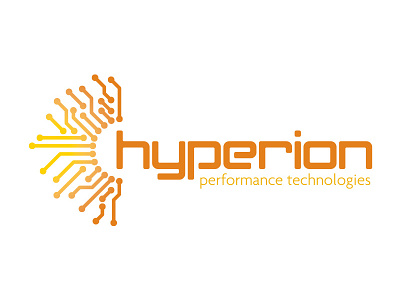 Hyperion Performance Technologies branding design identity logo