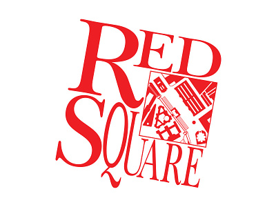 Red Square, Slavic Imports & Gifts branding design identity logo