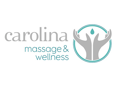 Carolina Massage & Wellness branding design logo identity massage