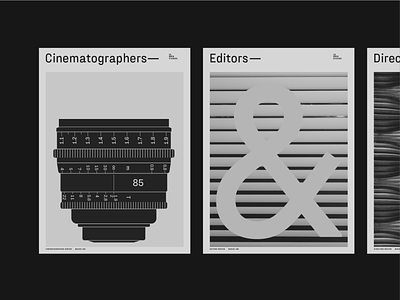 Fraktion Sans – Cover Layout ampersand blackandwhite camera lens cinematographer cover cover artwork editor font type typeface typography