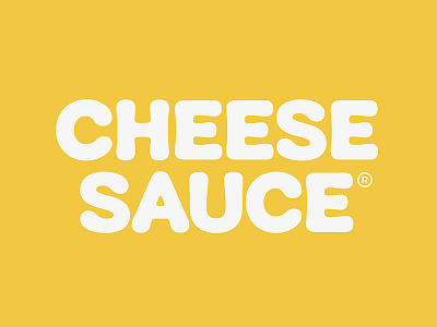 Cheese Sauce alphabet branding cheese font logo packaging type typeface typography yellow
