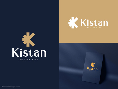 K letter minimalistic logo design dribbble