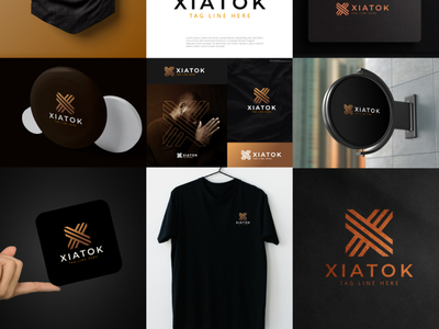 Letter x minimalist logo design branding by Burn Studio on Dribbble