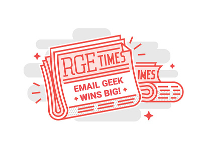 RGE Times email illustration newsletter