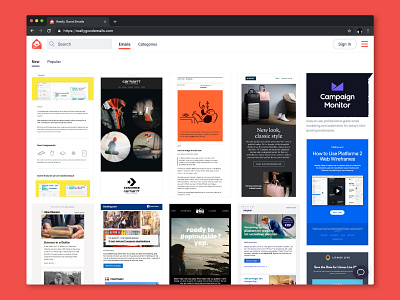 Really Good Emails 2.0 design email newsletter ui