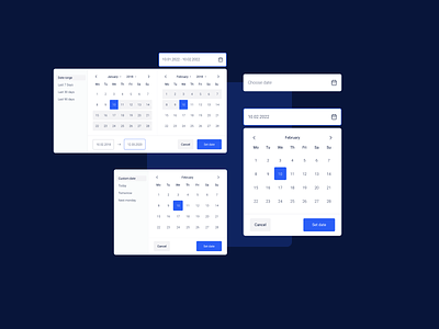 Date picker component calendar clean component date picker date range datepicker design system form form field ui ux