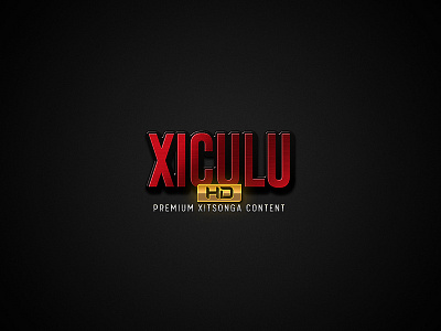 Xiculu HD | Premium Xitsonga Content branding design logo design modern movie ui