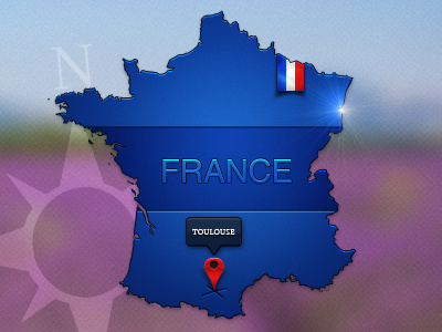 Presentation biography country france id location map toulouse