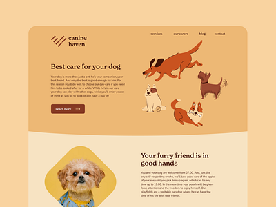 Canine Haven UI brand branding design ui ui design