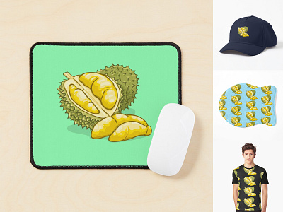 Durian T-shirt,Cap and more