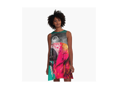 BUY Black-Colorfull paapagai Dress