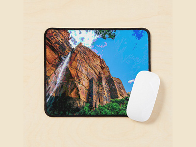 Nature Mouse-Pad 3d animation branding graphic design like logo love motion graphics nature new ui