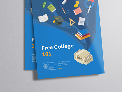 Free College 101 Publication Design graphic design illustration print design publication