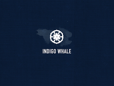 Indigo Whale Branding branding design graphic design illustration logo