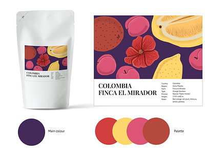 Package label design for coffee roasters branding design graphic design illustration package