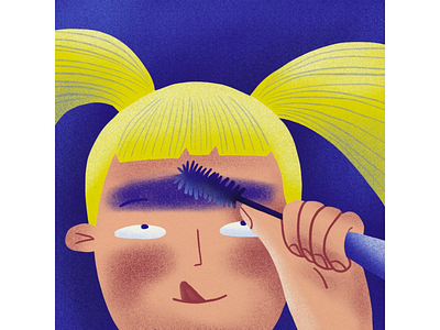 Mascara was stolen beauty bookillistration childhood children illustration illustrator mascara