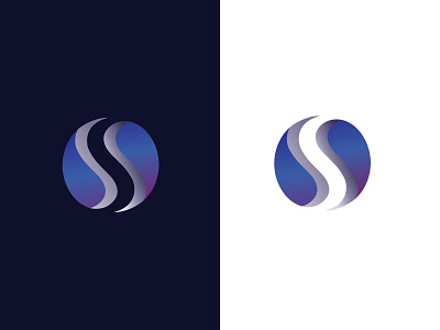 S Modern letter logo