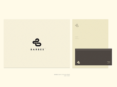 Barbes logo b barbes bb branding burak beceren design fashion graphic design logo mens fashion typography vector