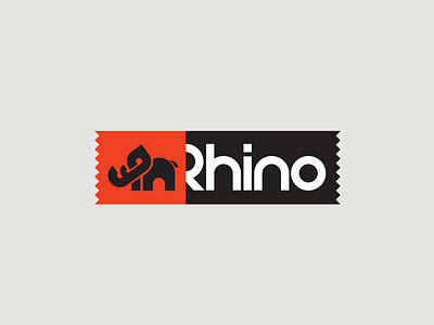 Rhino logo version 01 branding burak beceren business id graphic design identity logo rhino