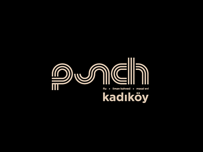 Punch kadıköy amblem bar branding burak beceren business id emblem graphic design identity logo logotype pub punch