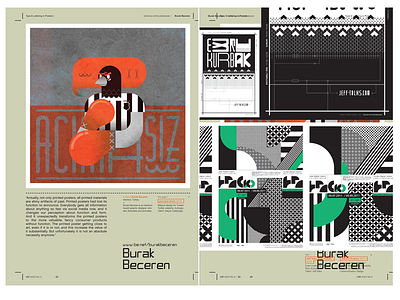Featured in IdN amblem burak beceren emblem featured featuring graphic design idn letters logotype mag poster typography