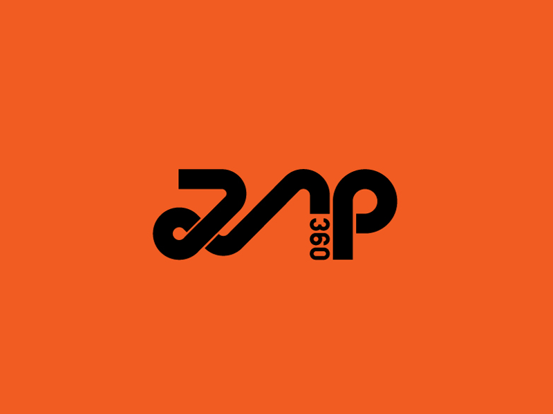 zap360 logo identity typography logotype letter id zap360 vr graphic design emblem logo amblem