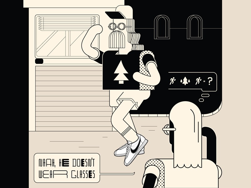 Nike Sportswear / Let there be white / Cortez cortez graphic design illustration nike sneaker white sneakers let there be white editorial fanart forrest gump drums musician
