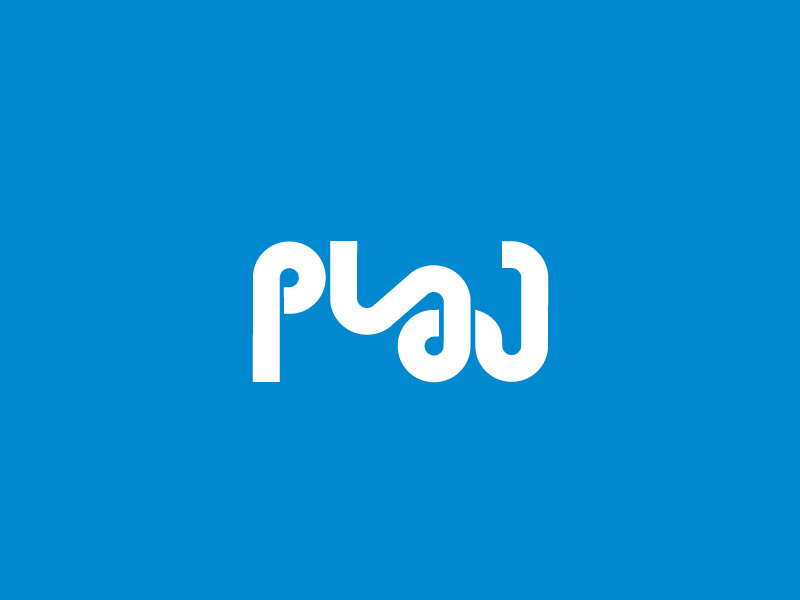 Plaj Logo 02 identity typography logotype letter id plaj music band band graphic design emblem logo amblem