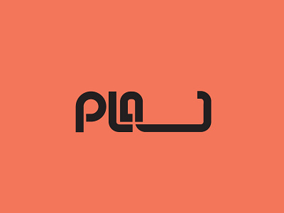Plaj Logo 03 amblem band emblem graphic design id identity letter logo logotype music band plaj typography