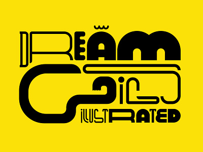 Dream Gigs Illustrated logo branding burak beceren design event graphic design illustration lettering letters logo music type typography vector