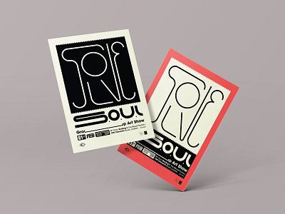 Solve SOUL posters branding burak beceren design exhibition flat graphic design london poster poster design solve soul typography vector