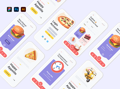 Food App Design ui