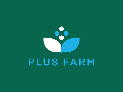 Plus Farm Logo Concept branding design identity logo