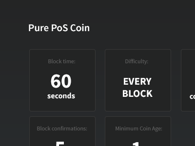 Pure PoS Coin