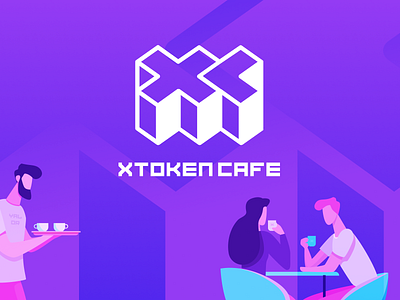 xToken Caffe Landing app blockchain cryptocurrency landing page website