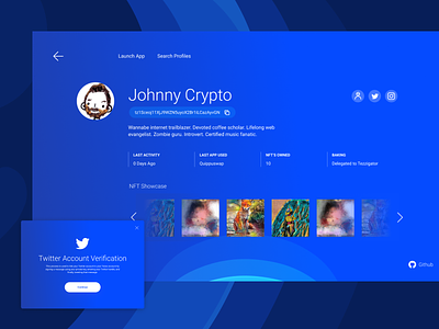 Tezos Profiles Johnny Crypto app blockchain tezos website