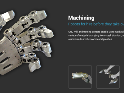 Machining engineering machine hand machining movie robots website