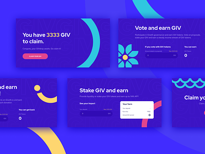 GIVdrop - Giveth Airdrop airdrop app blockchain cryptocurrency design giveth ui website