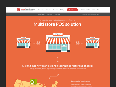 Multi store POS solution bravo illustration multi store point of sale pos