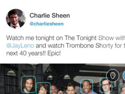 Charlie Sheen app design ios mobile twitpic twitter