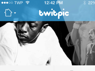 Dr. Dre app design ios mobile timeline twitpic twitter
