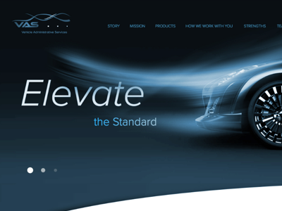 Elevate automotive car header parallax