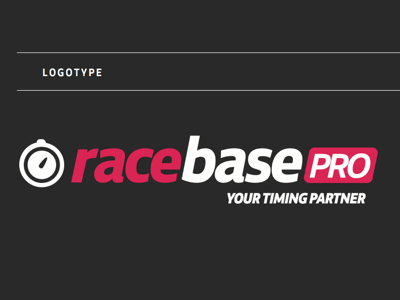 Racebase Pro design icon identity logo race racebase pro sport stopwatch styleguide